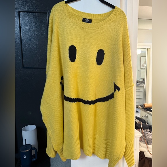 Dressed in Lala Smiley Serotonin Sweater - Picture 2 of 4